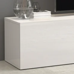 OTTO home Lowboard »Egypt,Lowboard,TV-Kommode,TV-Möbel,TV-Bank« mit 2 Klappen, 2 Glasböden,kompl. Hochgl. lackiert (B/T/H)240x38x35 cm