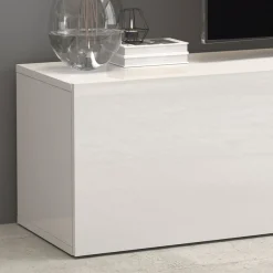 OTTO home Lowboard »Egypt,Lowboard,TV-Kommode,TV-Möbel,TV-Bank« mit 2 Klappen, 2 Glasböden, Türen Hochgl. lackiert (B/T/H)180x38x35 cm