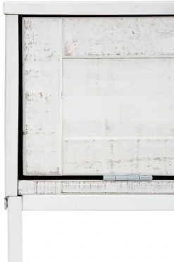 OTTO home Lowboard »Freya« Kommode mit 3 Klappen, Metallgriffen, aus Massivholz, Breite 175 cm