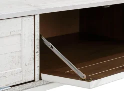 OTTO home Lowboard »Freya« Kommode mit 3 Klappen, Metallgriffen, aus Massivholz, Breite 175 cm