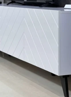 OTTO home Lowboard »HOLLY 2.0, TV-Board, TV-Kommode, TV-Schrank, TV-Unterschrank, TV-Möbel« Modernes lackiertes Hochglanz TV-Board, grifflos, Breite 200 cm