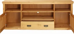 OTTO home Lowboard »Konrad TV-Board, TV-Kommode« Breite 169 cm, Höhe 67 cm, Metallgriffe, Kabeldurchführung