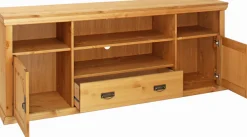 OTTO home Lowboard »Konrad TV-Board, TV-Kommode« Breite 169 cm, Höhe 67 cm, Metallgriffe, Kabeldurchführung