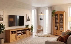 OTTO home Lowboard »Konrad TV-Board, TV-Kommode« Breite 169 cm, Höhe 67 cm, Metallgriffe, Kabeldurchführung
