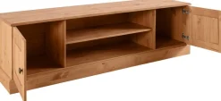 OTTO home Lowboard »Liotta« Kommode mit Kabeldurchgang + 1 lose Einlegeboden, massives Kiefernholz
