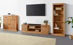 OTTO home Lowboard »Liotta« Kommode mit Kabeldurchgang + 1 lose Einlegeboden, massives Kiefernholz