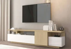 OTTO home Lowboard »Lowboard ETHOS,Lowboard,TV-Kommode,TV-Möbel,TV-Bank« 1 Stk. tlg. Mit zwei Drehtüren, einer Klapptür und zwei offenen Fächern,B.210 cm
