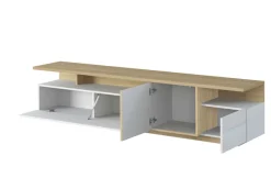 OTTO home Lowboard »Lowboard ETHOS,Lowboard,TV-Kommode,TV-Möbel,TV-Bank« 1 Stk. tlg. Mit zwei Drehtüren, einer Klapptür und zwei offenen Fächern,B.210 cm