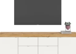 OTTO home Lowboard »MAMBO II, Breite 200 cm, 2 Türen, 4 Schubkästen, 4 Fächer« 1 Stk. tlg. Lowboard, TV Unterschrank, TV-Schrank, Wohnzimmer