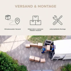 OTTO home Lowboard »MAMBO II, Breite 200 cm, 2 Türen, 4 Schubkästen, 4 Fächer« 1 Stk. tlg. Lowboard, TV Unterschrank, TV-Schrank, Wohnzimmer