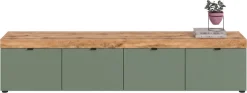 OTTO home Lowboard »MAMBO II, Breite 200 cm, 4 Klappen, 4 Fächer« 1 Stk. tlg. Lowboard, TV Unterschrank, TV-Schrank, Wohnzimmer