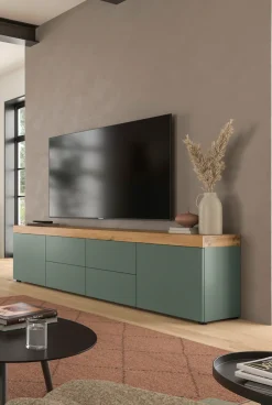 OTTO home Lowboard »MAMBO, TOPSELLER!, Breite 200 cm, 2 Türen, 4 Schubkästen, 4 Fächer« 1 Stk. tlg. Lowboard, TV Unterschrank, Tv-Schrank, Wohnzimmer
