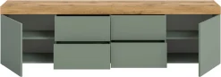 OTTO home Lowboard »MAMBO, TOPSELLER!, Breite 200 cm, 2 Türen, 4 Schubkästen, 4 Fächer« 1 Stk. tlg. Lowboard, TV Unterschrank, Tv-Schrank, Wohnzimmer