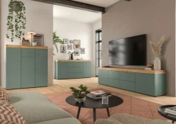 OTTO home Lowboard »MAMBO, TOPSELLER!, Breite 200 cm, 2 Türen, 4 Schubkästen, 4 Fächer« 1 Stk. tlg. Lowboard, TV Unterschrank, Tv-Schrank, Wohnzimmer