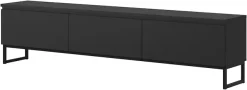 OTTO home Lowboard »Modo II, Breite 200 cm, modernes griffloses Lowboard 3 Klappen« TV-Kommode mit viel Stauraum, Metallkufen