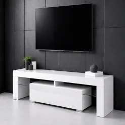 OTTO home Lowboard »MONICA, TV-Board, TV-Kommode, TV-Schrank, TV-Unterschrank, TV-Möbel« Modernes Hochglanz TV-Board in 2 Farben, grifflos mit Push-to-Open