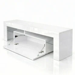 OTTO home Lowboard »MONICA, TV-Board, TV-Kommode, TV-Schrank, TV-Unterschrank, TV-Möbel« Modernes Hochglanz TV-Board in 2 Farben, grifflos mit Push-to-Open