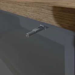 OTTO home Lowboard »New Garda,Lowboard mit Aufsatz,TV-Board mit Ausatz,TV-Schrank-Tv Bank« 1 Stk. tlg. Breite verstellbar v. 183 bis 310 cm,2 Klappenund L-Förmiger Aufsatz
