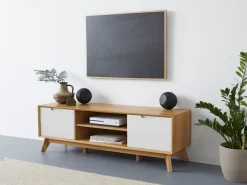OTTO home Lowboard »Pandrup« Kommode mit 3 Einlegeböden und Kabeldurchführung, B:135 cm