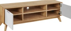 OTTO home Lowboard »Pandrup« Kommode mit 3 Einlegeböden und Kabeldurchführung, B:135 cm
