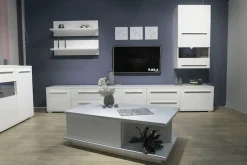 OTTO home Lowboard »Piano TV-Kommode in Breite 165 oder 180 cm mit Soft-Close-Funktion« Hochglanz UV-lackiert, Br 180 cm mit versch. Tür- und Schubkastenmaße
