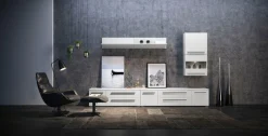 OTTO home Lowboard »Piano TV-Kommode in Breite 165 oder 180 cm mit Soft-Close-Funktion« Hochglanz UV-lackiert, Br 180 cm mit versch. Tür- und Schubkastenmaße