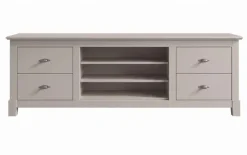 OTTO home Lowboard »Rauna, TV-Bank, TV-Kommode, Landhausstil« Breite 200 cm, FSC®-zertifiziertes Massivholz, Kiefer