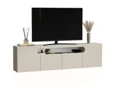 OTTO home Lowboard »REAL,Lowboard,TV-Kommode,TV-Möbel,TV-Bank« 1 Stk. tlg. Mit 4 Türen, davon 2 abgerundet, die ein ovales offenes Fach bilden