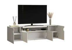 OTTO home Lowboard »REAL,Lowboard,TV-Kommode,TV-Möbel,TV-Bank« 1 Stk. tlg. Mit 4 Türen, davon 2 abgerundet, die ein ovales offenes Fach bilden