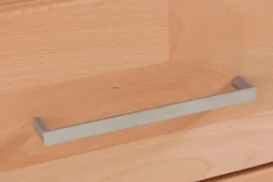 OTTO home Lowboard »Ribe,180cm breit, Fronten Massivholz,6 Fächer,Kabeldurchführung« Korpus Holzwerkstoff,Glaseinsatz aus gehärtetem Glas,Böden versetzbar