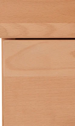 OTTO home Lowboard »Ribe,180cm breit, Fronten Massivholz,6 Fächer,Kabeldurchführung« Korpus Holzwerkstoff,Glaseinsatz aus gehärtetem Glas,Böden versetzbar