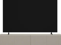 OTTO home Lowboard »Rio, 245 cm breit, 47 cm tief, 4 Türen mit geriffelten MDF Fronten« geriffelte MDF-Fronten, geeignet für bis zu 98-Zoll-TV, viel Stauraum