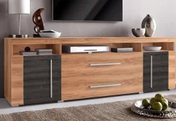 OTTO home Lowboard »Roger,Breite 182 cm, stilvolle TV-Kommode, 2Türen 2 Schubladen« TV-Schrank mit viel Stauraum, TV-Board