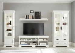 OTTO home Lowboard »Royal, TV-Unterteil im Landhausstil, Kommode, moderner TV-Schrank« ausreichend, offener Stauraum, vielseitig einsetzbar, 158 cm breit