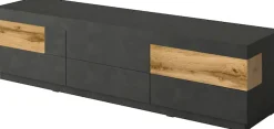 OTTO home Lowboard »SILKE« Breite 206 cm, Hochglanzfronten