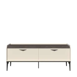 OTTO home Lowboard »Sofy TV-Lowboard, TV-Kommode, TV-Schrank, TV-Unterschrank, TV-Möbel« UV lackiert, Soft Close Funktion, Metallgestell in Anthrazit Dekor