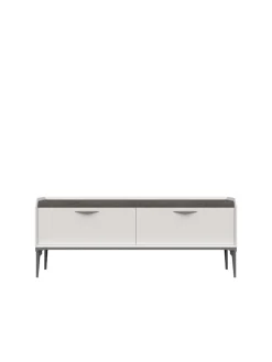 OTTO home Lowboard »Sofy TV-Lowboard, TV-Kommode, TV-Schrank, TV-Unterschrank, TV-Möbel« UV lackiert, Soft Close Funktion, Metallgestell in Anthrazit Dekor