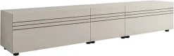 OTTO home Lowboard »SPIAGGIA, 3-teiliges Set, Breite 225cm, stehend & hängend montierbar« TV-Möbel, TV-Schrank, TV-Lowboard, Mediaboard