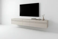 OTTO home Lowboard »SPIAGGIA, 3-teiliges Set, Breite 225cm, stehend & hängend montierbar« TV-Möbel, TV-Schrank, TV-Lowboard, Mediaboard
