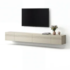 OTTO home Lowboard »SPIAGGIA, 4-teiliges Set, Breite 270cm, stehend & hängend montierbar« TV-Möbel, TV-Schrank, TV-Lowboard, Mediaboard