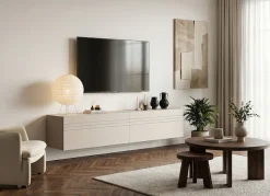 OTTO home Lowboard »SPIAGGIA, 2-teiliges Set, Breite 180cm, stehend & hängend montierbar« TV-Möbel, TV-Schrank, TV-Lowboard, Mediaboard