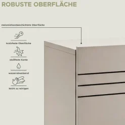 OTTO home Lowboard »SPIAGGIA, 2-teiliges Set, Breite 180cm, stehend & hängend montierbar« TV-Möbel, TV-Schrank, TV-Lowboard, Mediaboard