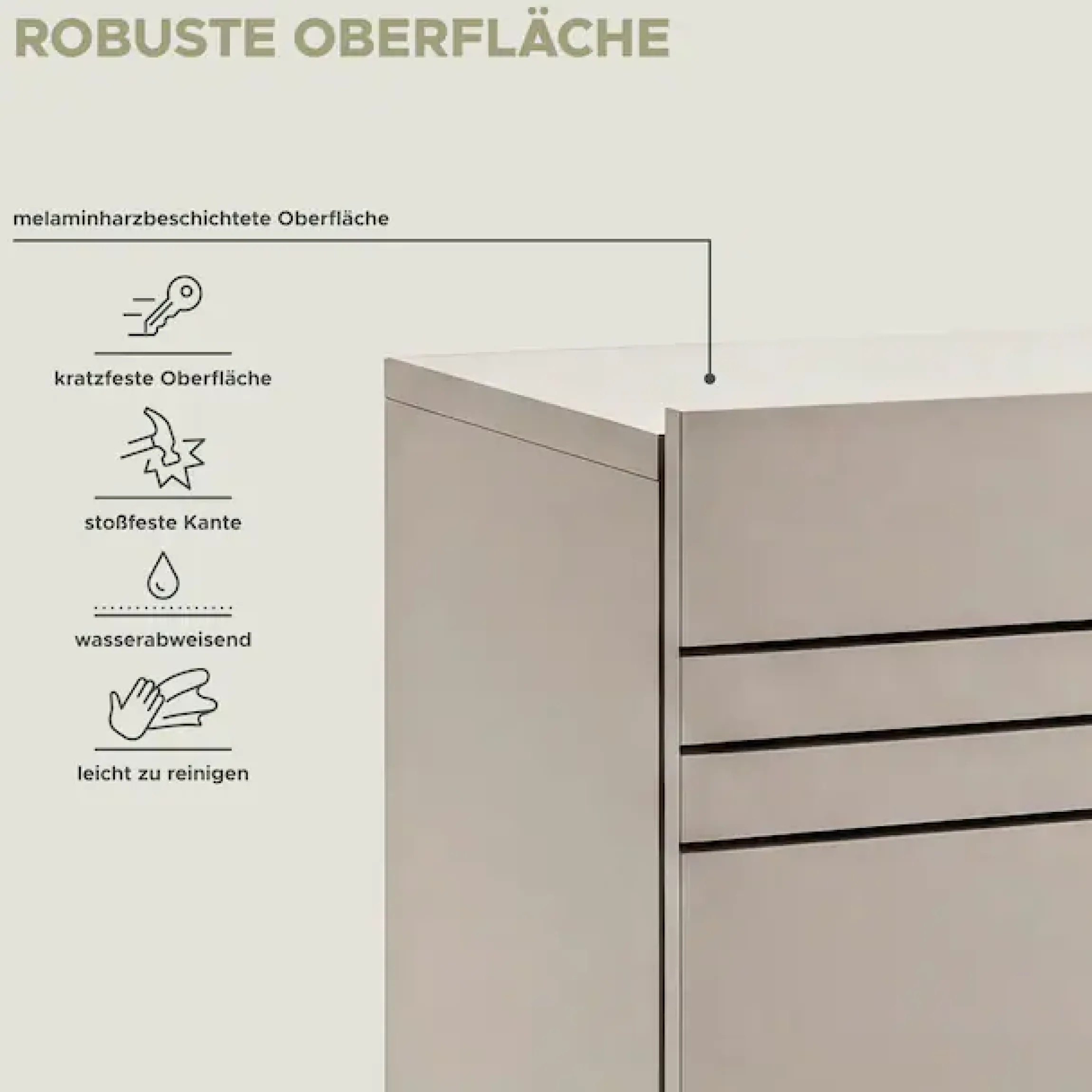 OTTO home Lowboard »SPIAGGIA, 2-teiliges Set, Breite 180cm, stehend & hängend montierbar« TV-Möbel, TV-Schrank, TV-Lowboard, Mediaboard