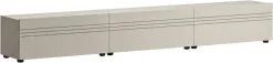 OTTO home Lowboard »SPIAGGIA, 3-teiliges Set, Breite 270cm, stehend & hängend montierbar« TV-Möbel, TV-Schrank, TV-Lowboard, Mediaboard