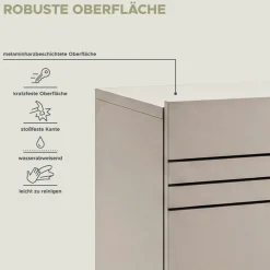 OTTO home Lowboard »SPIAGGIA, 2-teiliges Set, Breite 135cm, stehend & hängend montierbar« TV-Möbel, TV-Schrank, TV-Lowboard, Mediaboard