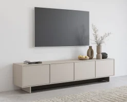 OTTO home Lowboard »Tatami, Modernes griffloses TV-Board, Breit 220,50cm, TV-Schrank« TV-Schrank, TV-Board mit viel Stauraum, push-to-open-Funktion