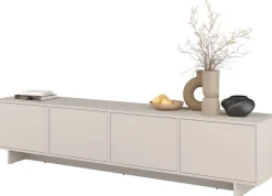 OTTO home Lowboard »Tatami, Modernes griffloses TV-Board, Breit 220,50cm, TV-Schrank« TV-Schrank, TV-Board mit viel Stauraum, push-to-open-Funktion