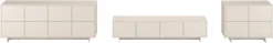 OTTO home Lowboard »Tatami, Modernes griffloses TV-Board, Breit 220,50cm, TV-Schrank« TV-Schrank, TV-Board mit viel Stauraum, push-to-open-Funktion