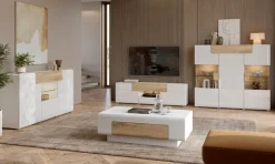 OTTO home Lowboard »Toledo,Breite 159cm, trendige TV-Schrank mit dekorative Fräsungen« TV-Board ohne Beleuchtung, TV-Kommode mit viel Stauraum
