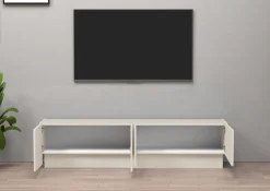 OTTO home Lowboard »VELA, Lowboard, Breite 180 cm, Design mit schrägen Türen,Made in Italy« 1 Stk. tlg. Made in Italy, Maße-B/T/H: 180x35x45, Lowboard, TV-Board, TV-Kommode